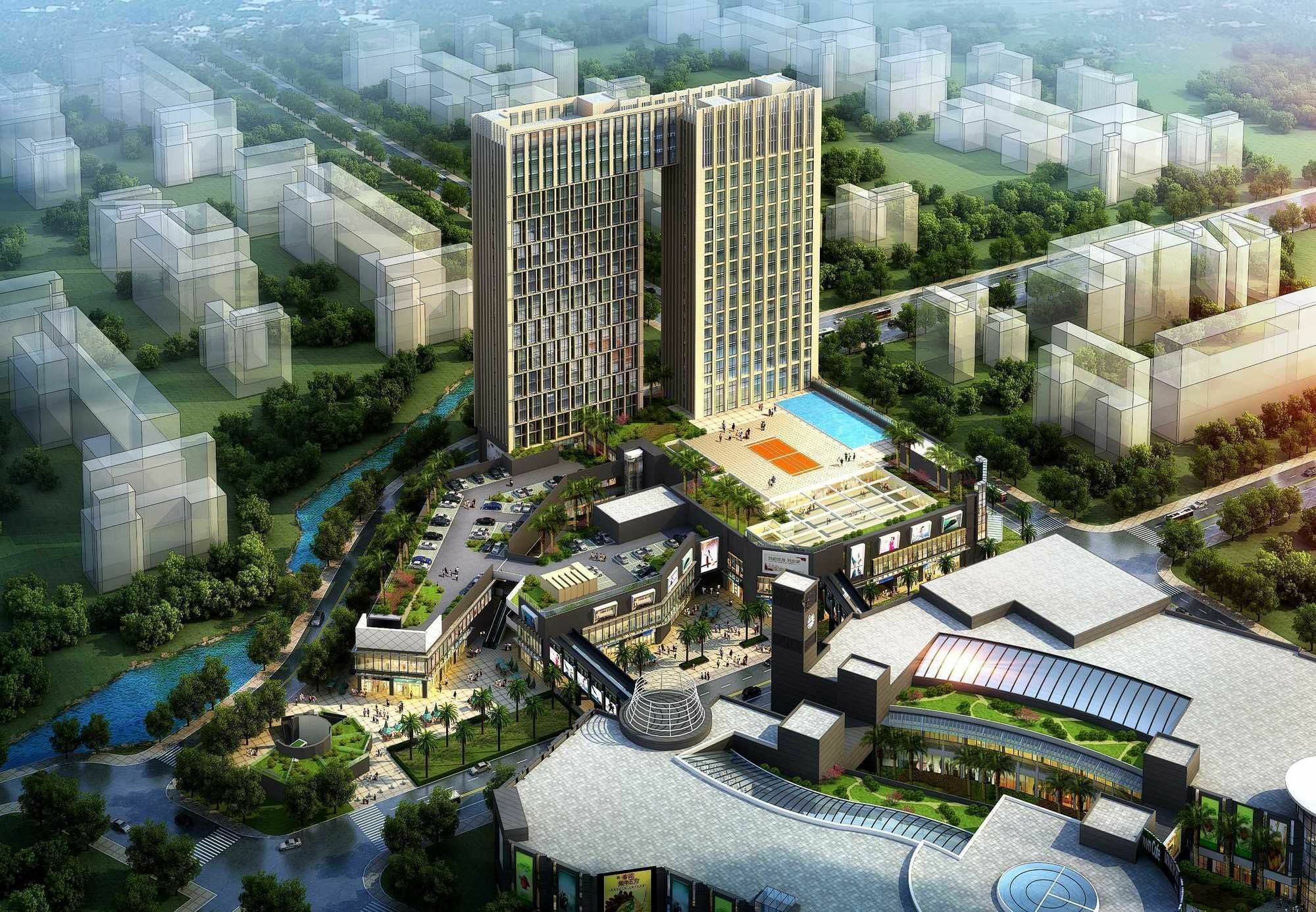 Отель Courtyard By Marriott Shunde Longjiang, Near Furniture Fair Экстерьер фото